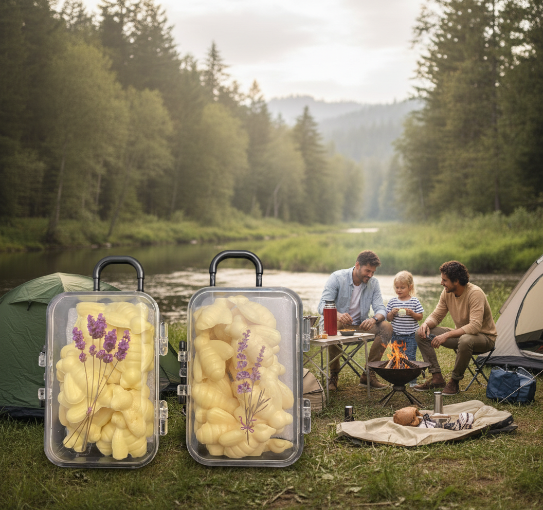 Bee Wise 🐝: Natural Mini Soaps, Not Polluting Wipes