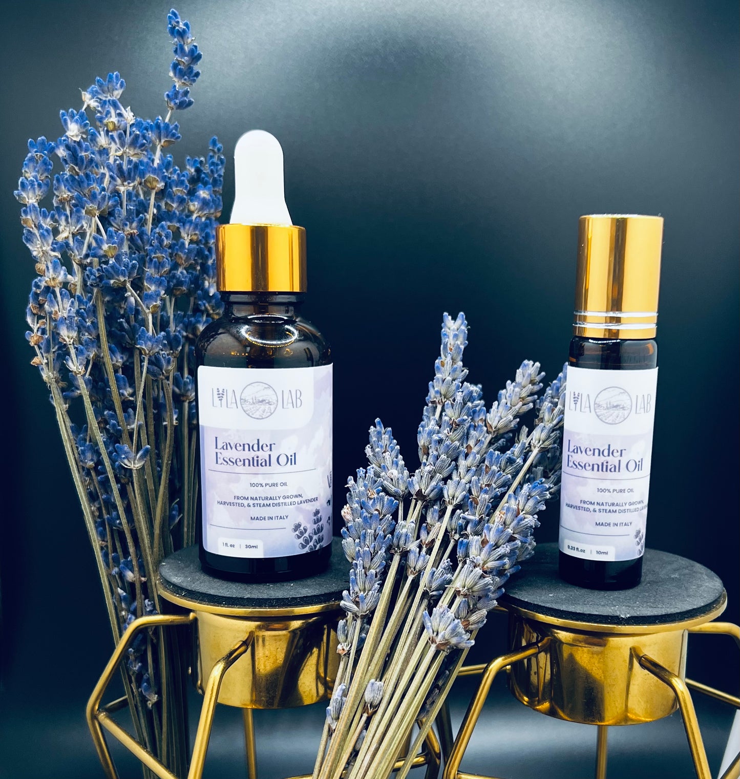 Lavender Essential Oil - 100% Natural. Pure, undiluted, and safe for topical use. Delicate Aroma