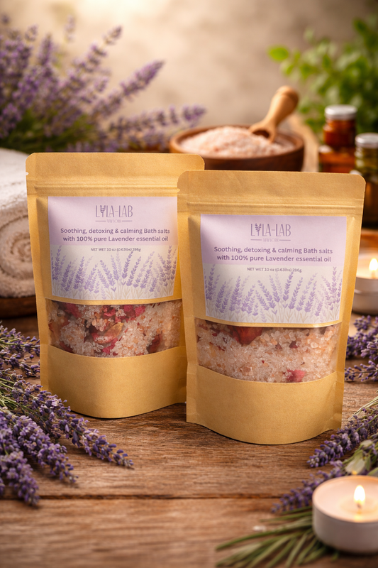 Lavender bath soak: Foot and Body Detox